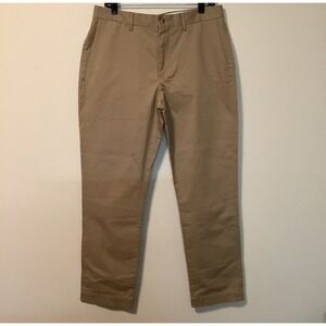 Polo Ralph Lauren Mens Stretch Straight‎ Fit Chino Khaki Pants Tan 33x32